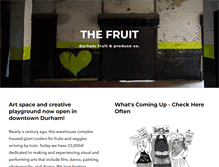 Tablet Screenshot of durhamfruit.com